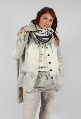 Slim Fit Jacket in Moon Pigment