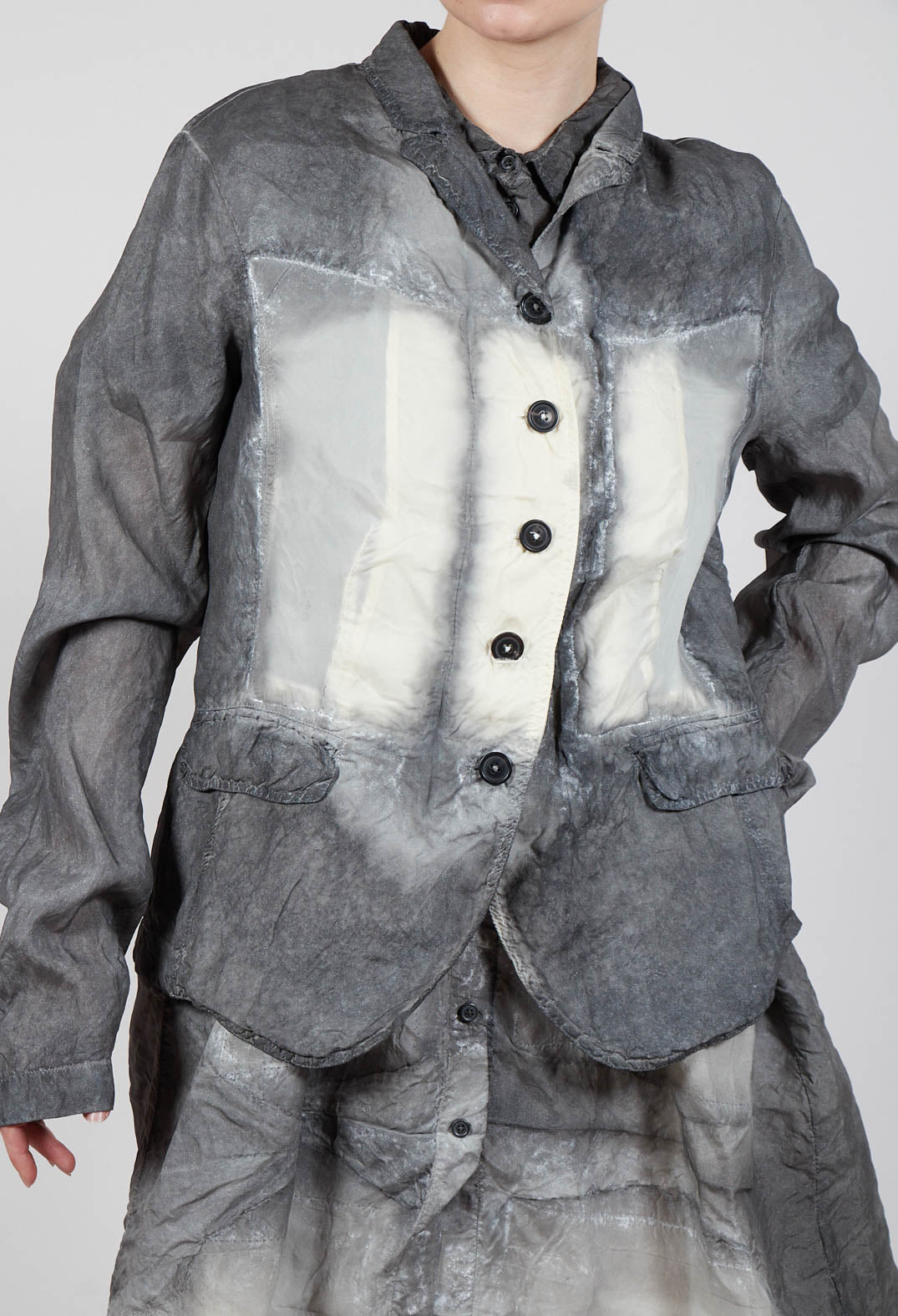 Slim Fit Jacket in Asteroid Pigment