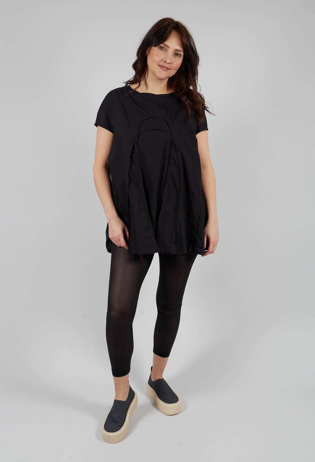 Sheer Leggings in Black Sparkle