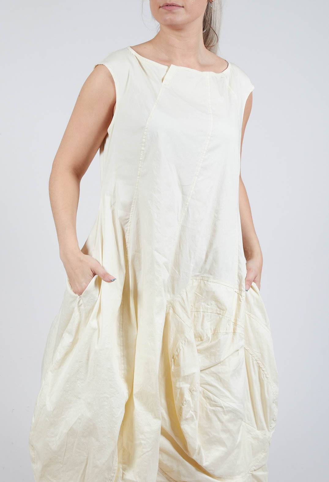 Sleeveless Balloon Dress in Galaxy