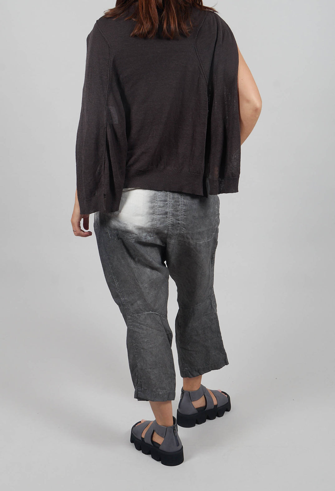 Linen Trousers in Asteroid Pigment