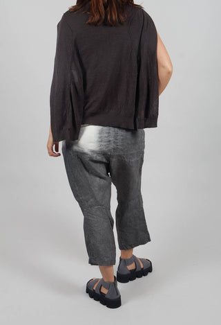 Linen Trousers in Asteroid Pigment