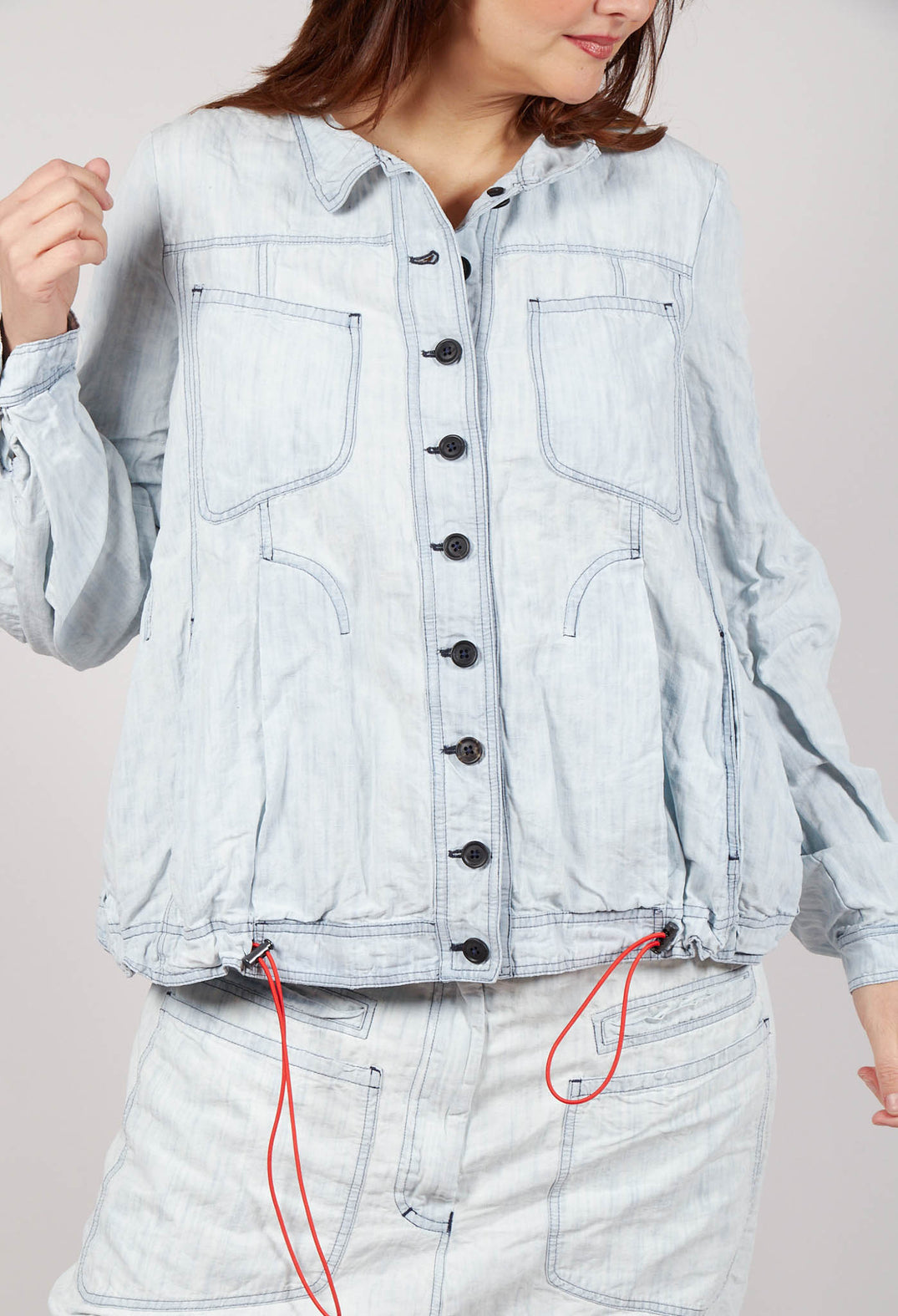 Lightweight Utility Jacket in Bleachwash