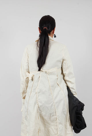 A-Line Structured Coat in Greige