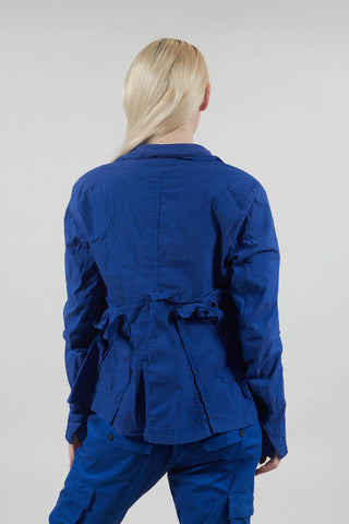 Tailored Half-Zip Jacket in Royal