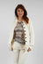 Tailored Layered Hem Jacket in Greige