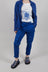 Straight-Leg Trousers with Cargo Pockets in Royal