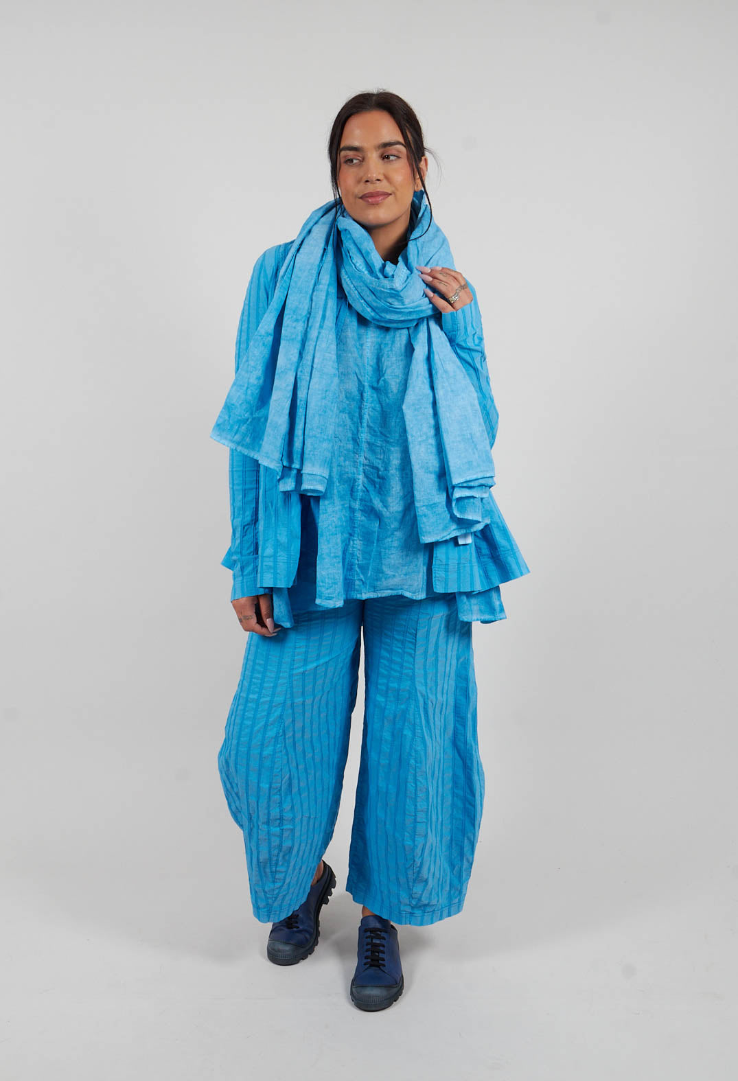 Tulip Hem Trousers in Malibu