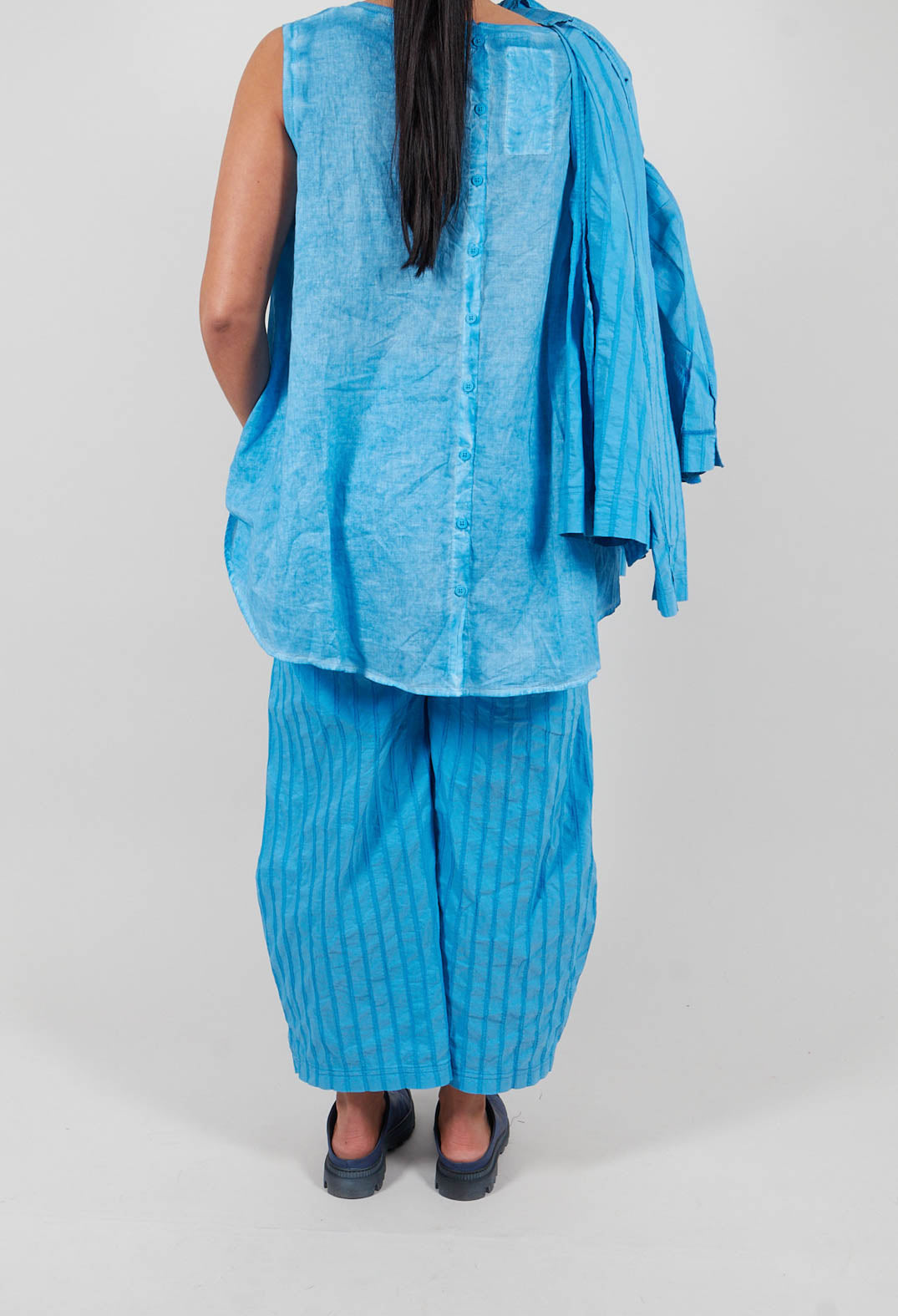 Tulip Hem Trousers in Malibu