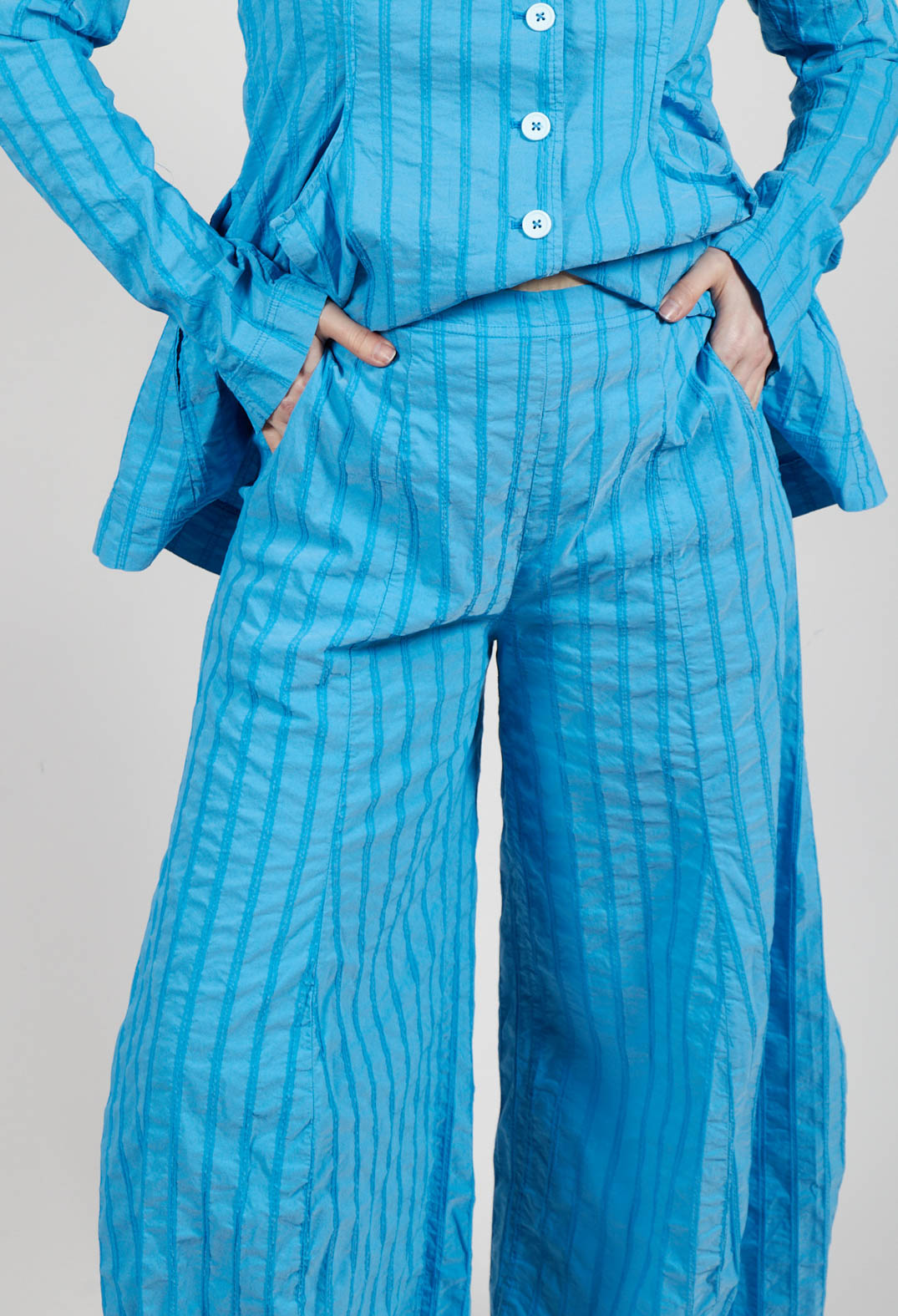 Tulip Hem Trousers in Malibu