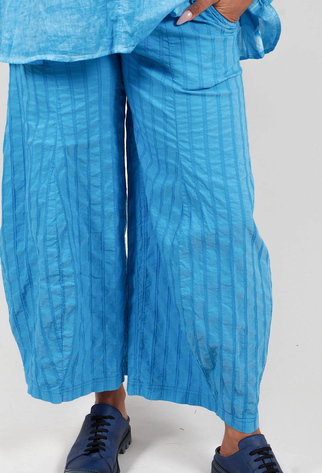 Tulip Hem Trousers in Malibu
