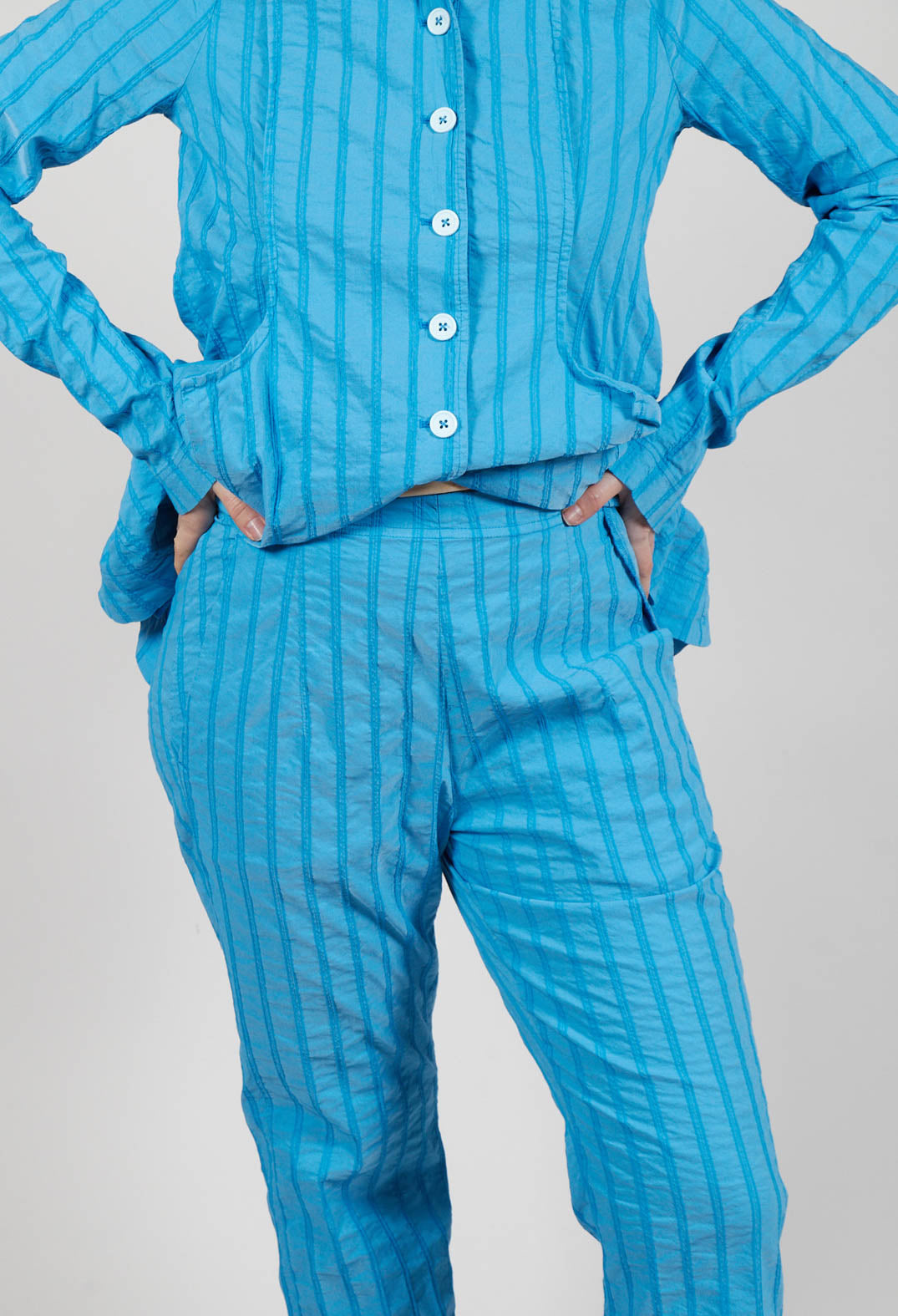 Pull On Straight Leg Trousers in Malibu