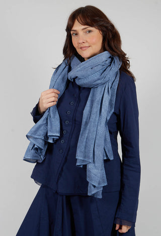 Lightweight Scarf in Navy Cloud