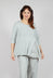 Top with Flared Insert in Grey