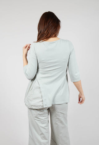 Top with Flared Insert in Grey