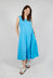Sleeveless Dress with Flared Insert in Malibu