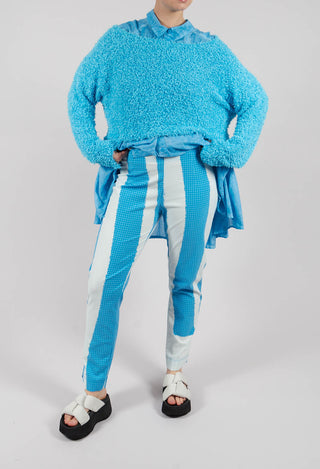 Slim Leg Pull On Trousers in Malibu Print