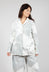Tulip Hem Jacket in Grey Print