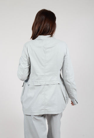 Tulip Hem Jacket in Grey