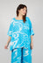 Linen Oversized Top in Malibu Print