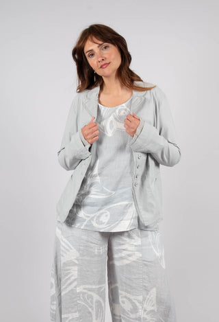 Button Through Jacket in Grey