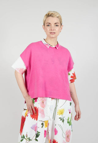 Cloud Cashmere Blouse in Pink