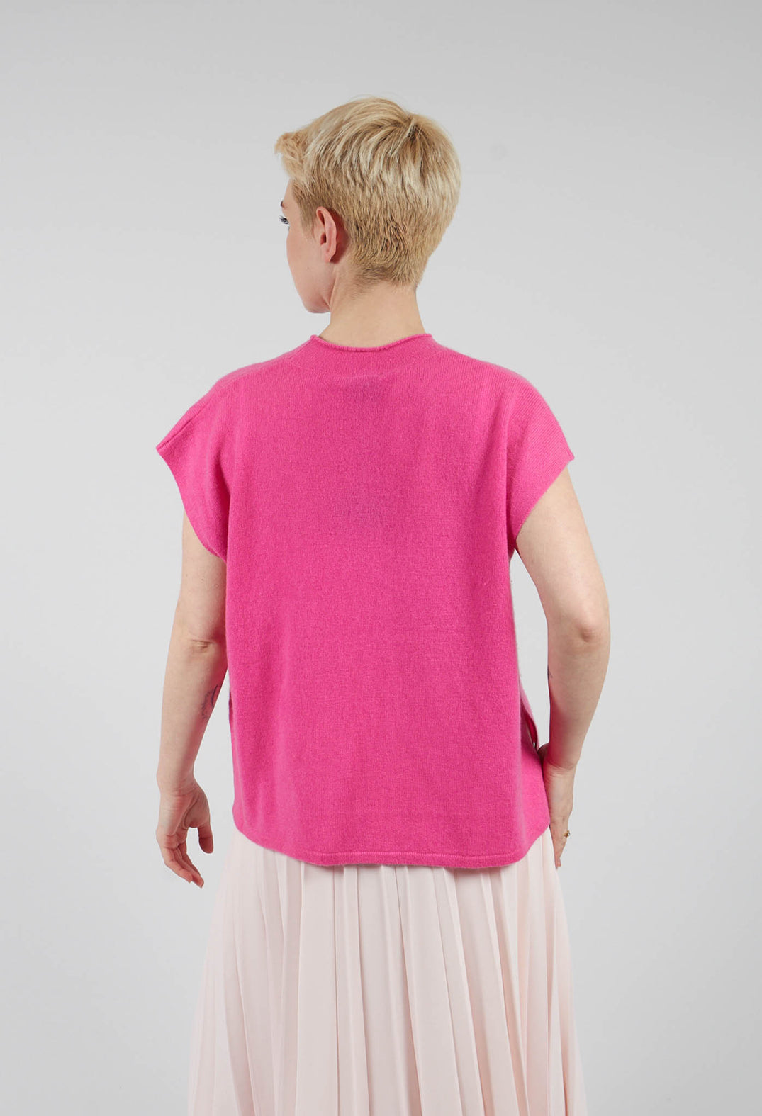 Cloud Cashmere Blouse in Pink