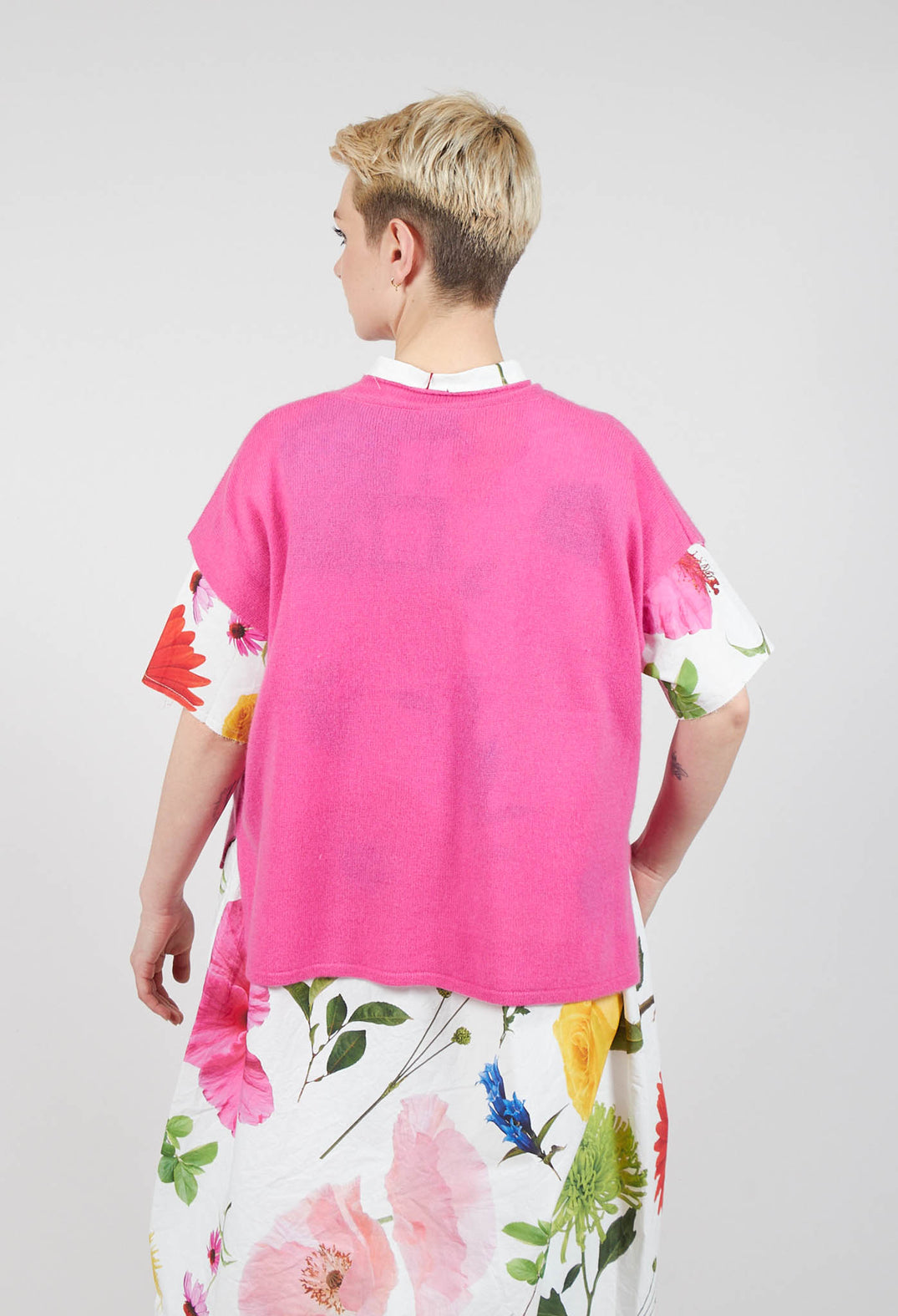Cloud Cashmere Blouse in Pink
