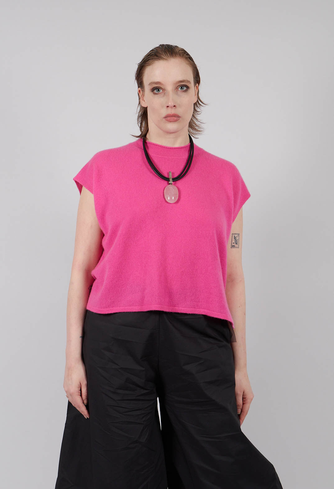 Cloud Cashmere Blouse in Pink