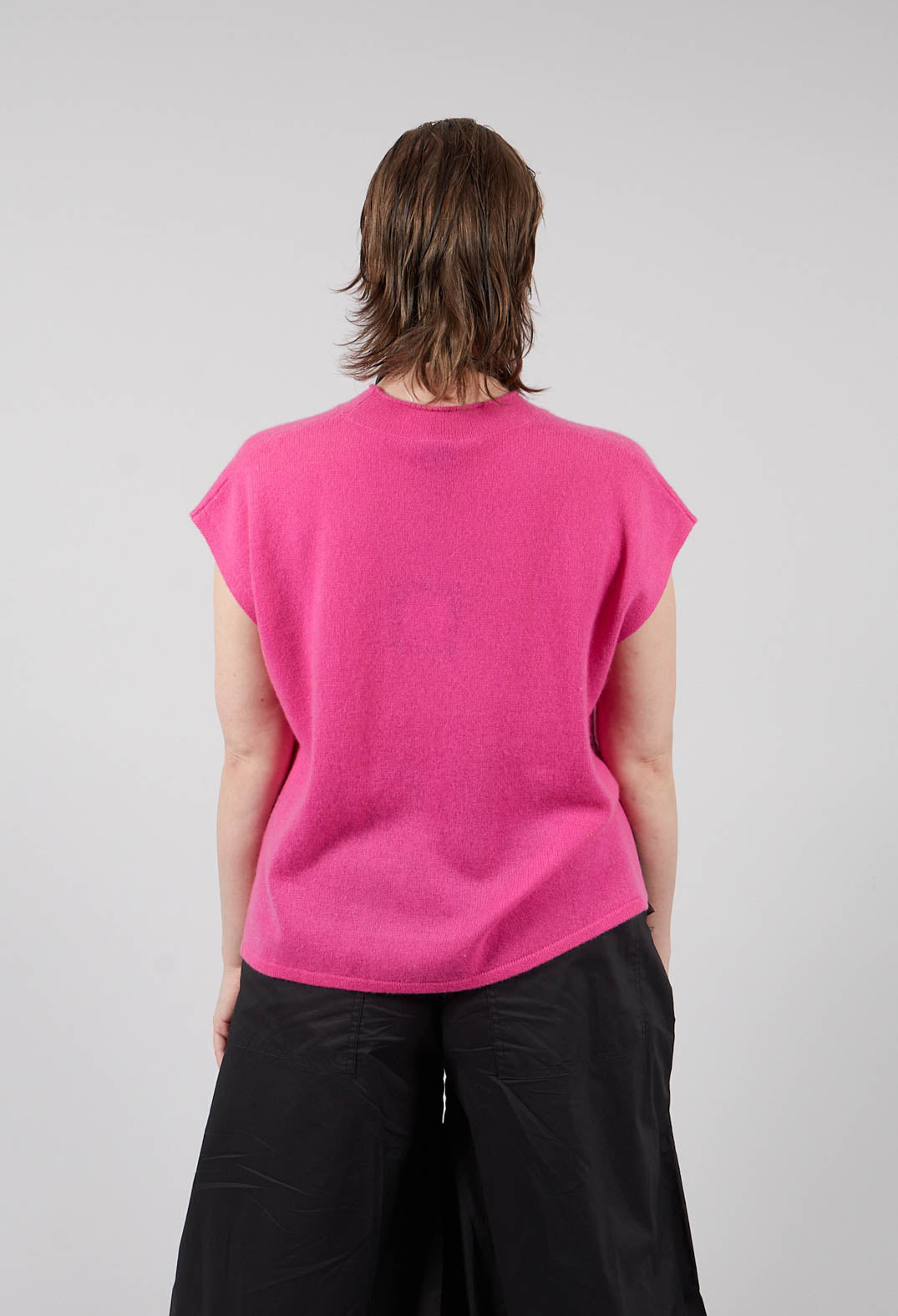 Cloud Cashmere Blouse in Pink