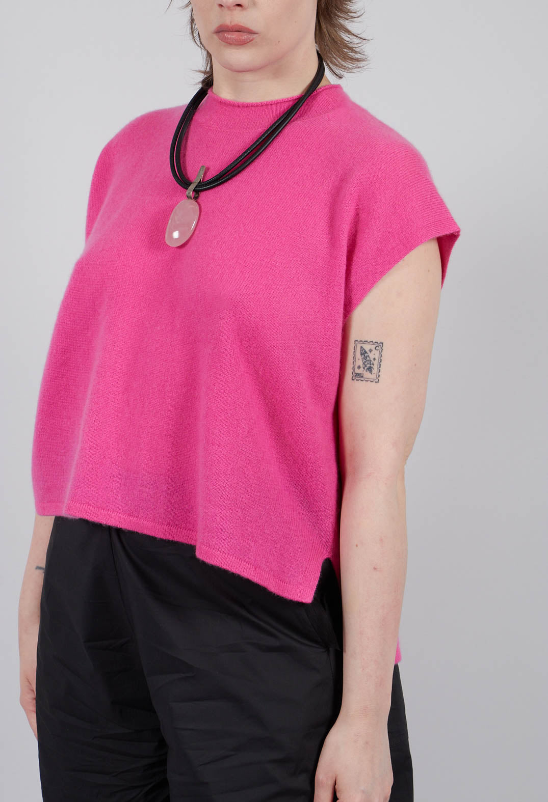 Cloud Cashmere Blouse in Pink
