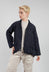 Fukkura Poplin Jacket in Navy