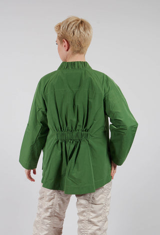 Fukkura Poplin Jacket in Green
