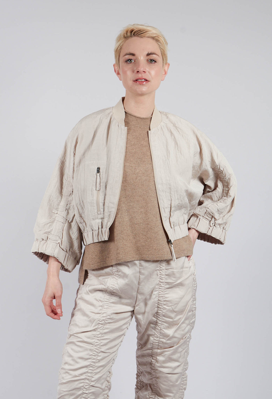 Hannoki Jacket in Cream