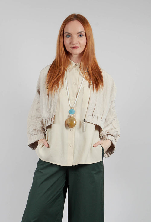 Hannoki Jacket in Cream
