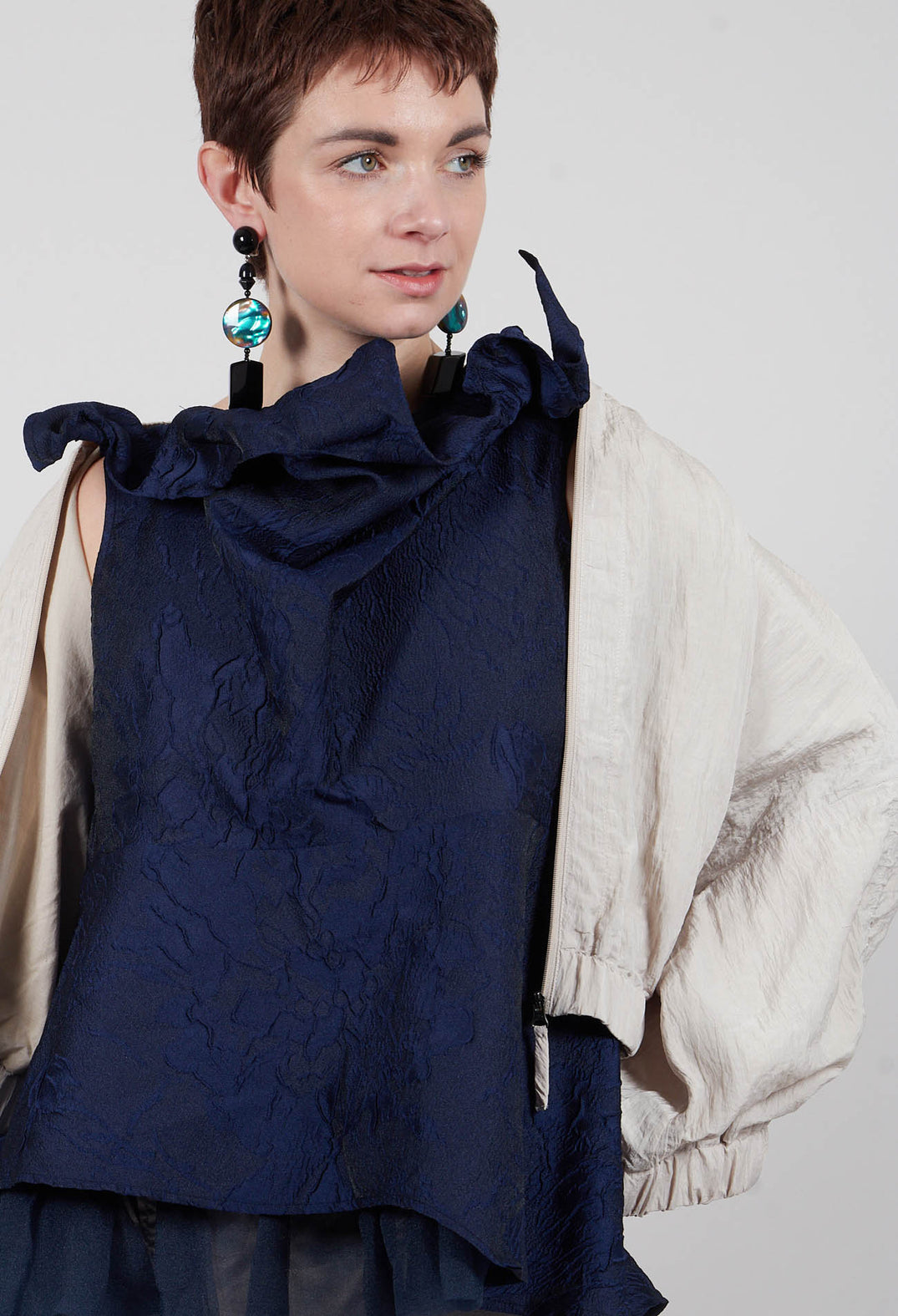 Hannoki Jacket in Cream