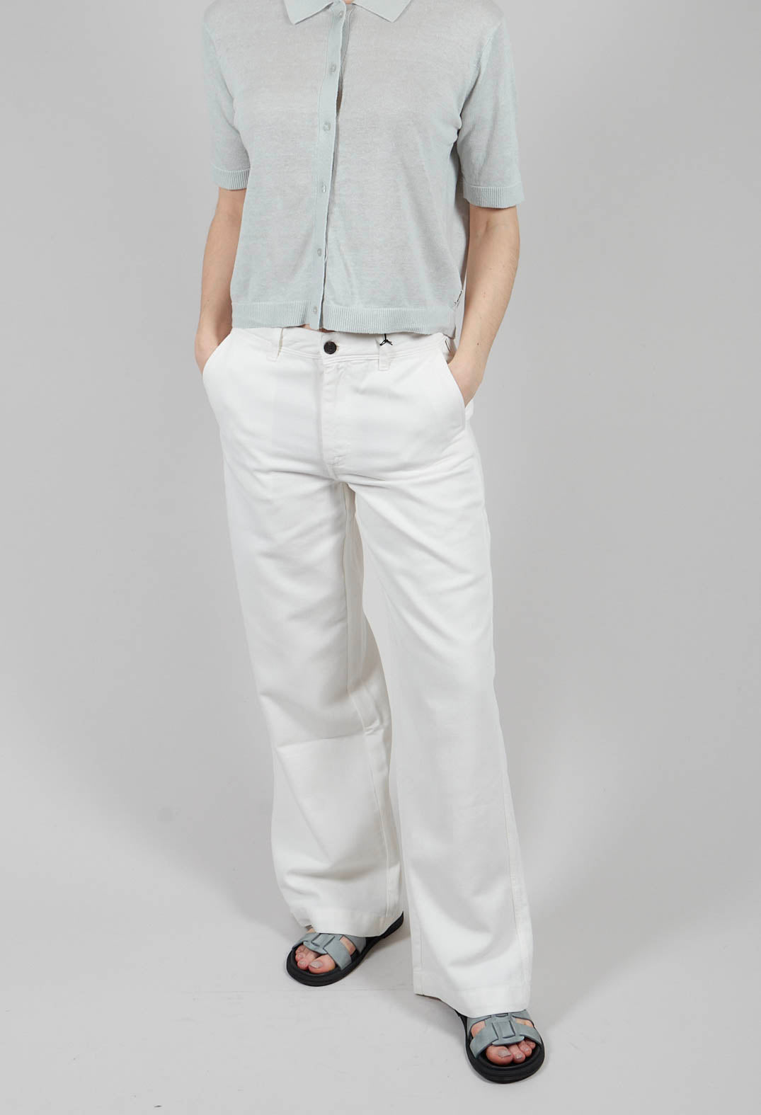 Vallsaff Trousers in White