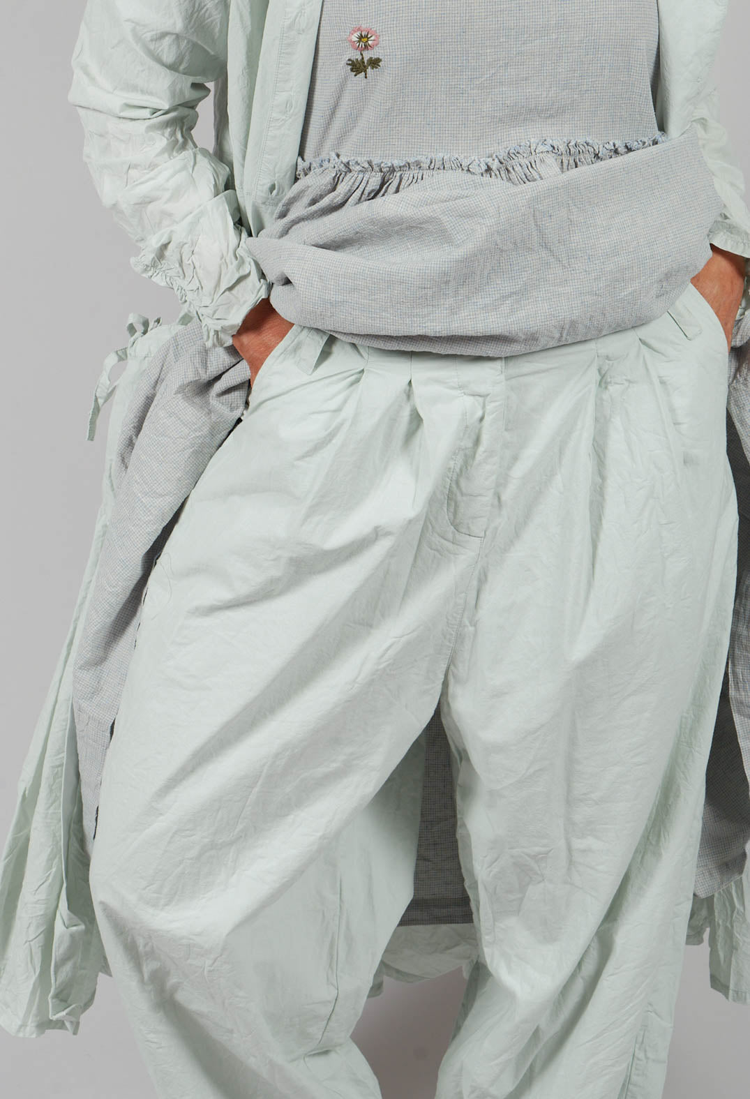 Botvi Trousers in Soft Jade