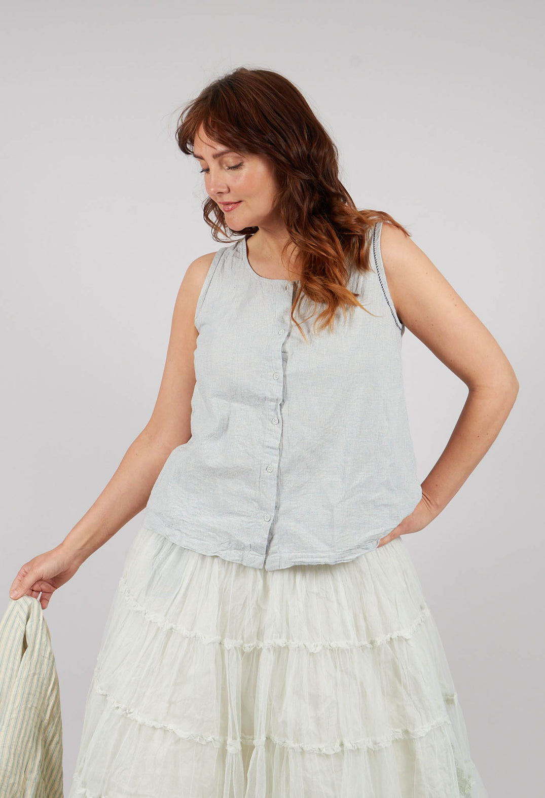 Eliza Top in Jade