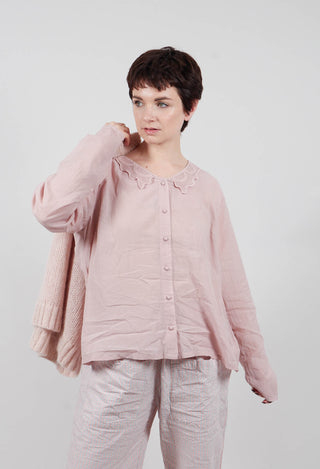 Agna Blouse in Pale Mauve