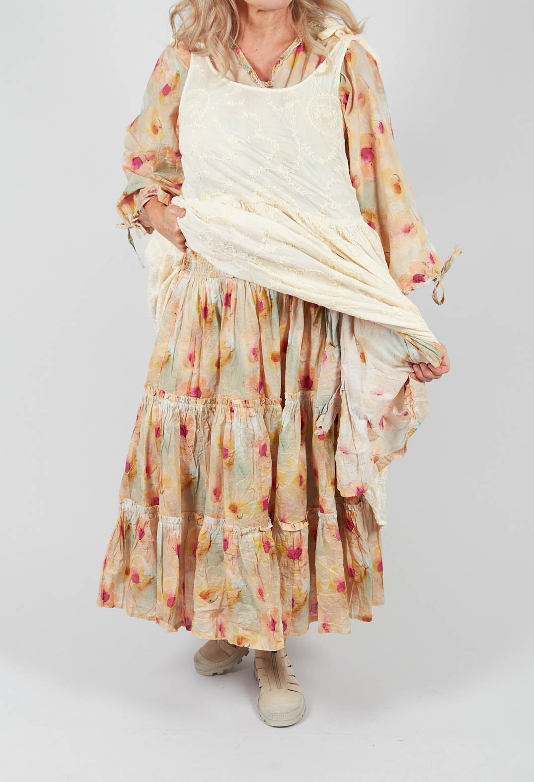 Gudrun Skirt in Flower Voile