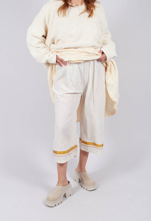 Henny Gold Stripe Trousers in Gold Stripe