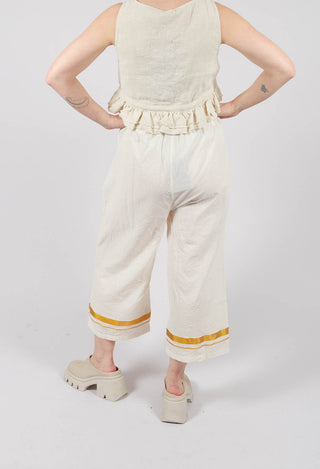 Henny Gold Stripe Trousers in Gold Stripe