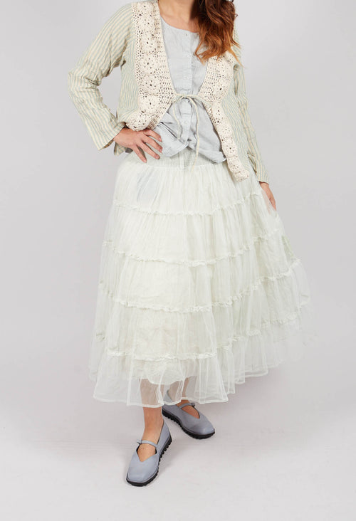 Sandra Skirt in Soft jade