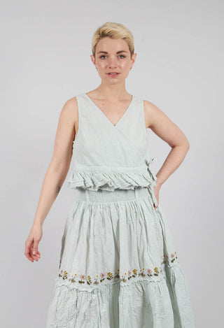 Connie Vest in Soft Jade