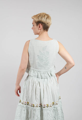 Connie Vest in Soft Jade