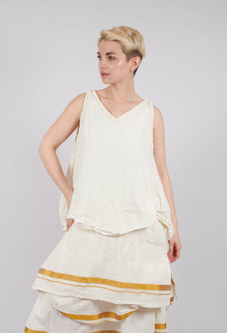 Dorthy Tunic in Gold Stripe