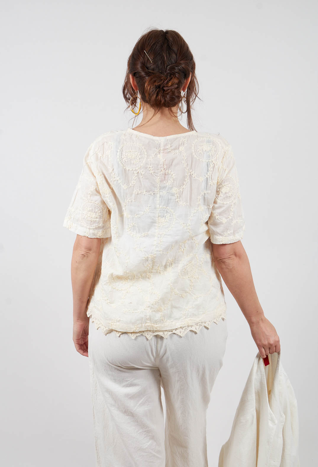 Gun Blouse in Cream
