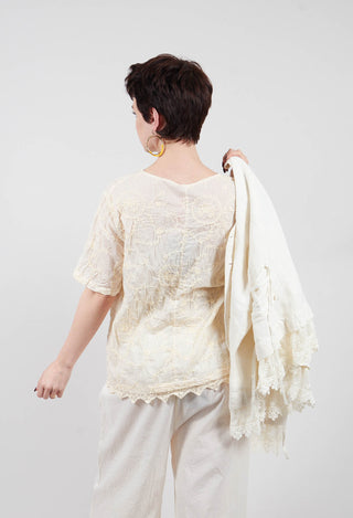 Gun Blouse in Cream