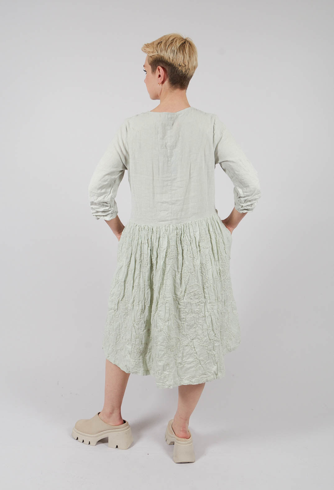 Josefina Dress in Soft Jade